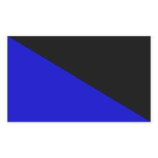 Anarcho-Transhumanist Flag Rectangular Sticker