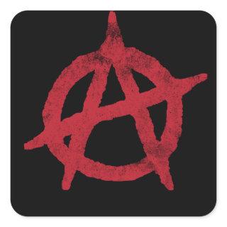 Anarchy Circle A Square Sticker