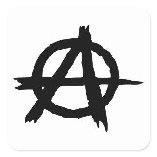 Anarchy Symbol Square Sticker