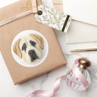 Anatolian Shepherd Dog 3D Inspired Classic Round Sticker