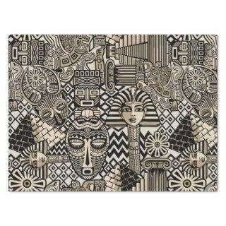 Ancient Historical Symbols Tattoo Style Tissue Paper