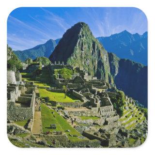 Ancient Machu Picchu, last refuge of the 2 Square Sticker