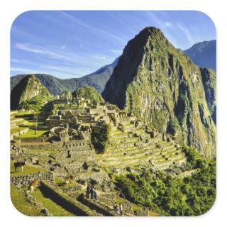 Ancient Machu Picchu, last refuge of the Square Sticker
