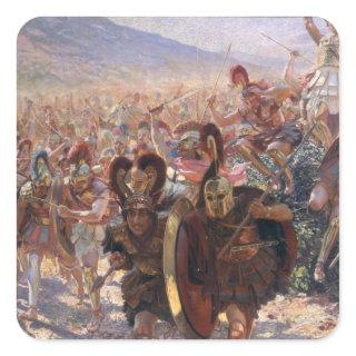 Ancient Warriors Square Sticker