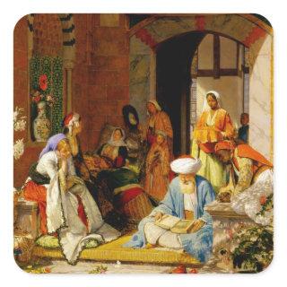 'And the Prayer of Faith Shall Save the Sick', fro Square Sticker
