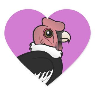 Andean Condor Heart Sticker