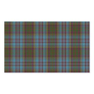 Anderson Clan Family Tartan Rectangular Sticker