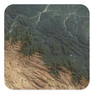 Andes Mountains Square Sticker