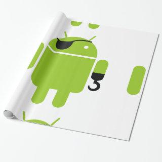 Android Robot Pirate Style