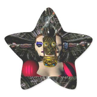 ANDROID XENIA SPACESHIP PILOT,Science Fiction Star Sticker
