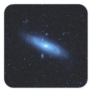 Andromeda galaxy's older stellar population square sticker