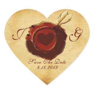 ANGEL HEART WAX SEAL PARCHMENT Monogram