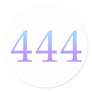 Angel Number 444  - Protection Classic Round Sticker