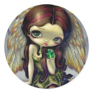 "Angel with Emeralds" Sticker