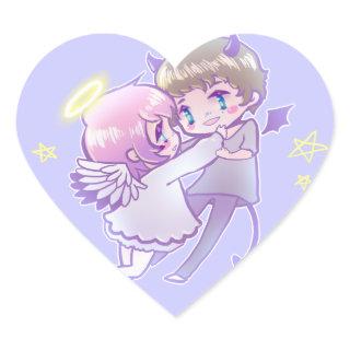 Angel x Demon Luv Sticker