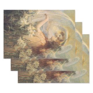 Angel's Message by George Swinstead, Vintage Art  Sheets