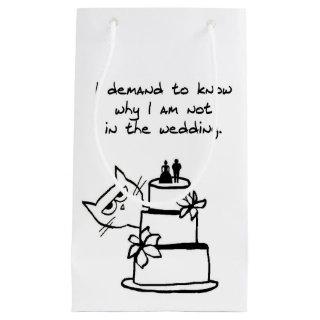 Angry Cat Crashes the Wedding - Funny Gift Bag