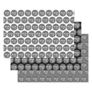 Angry Emoticon Face Tiled Pattern  Sheets