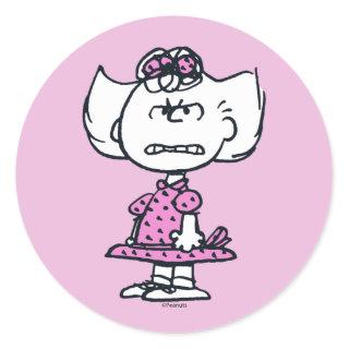 Angry Sally Classic Round Sticker