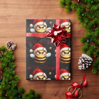 Angry Santa Bee Have An Un-Merry Christmas Funny