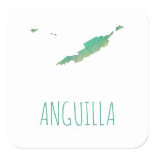 Anguilla Square Sticker
