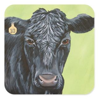 Angus Cow Sticker