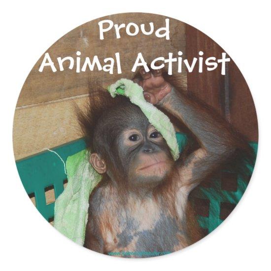 Animal Activist Sticker