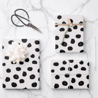 Animal Print Dots Black And White Dalmatian  Sheets