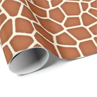Animal Print, Giraffe in Shades of Copper Brown