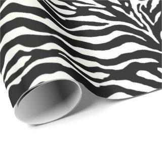 Animal Print, Zebra in Black and White