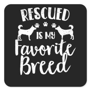 Animal Protectors Dog Lover Dog Contacts Square Sticker