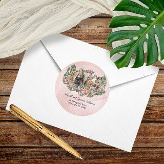 Animals Tropical Safari Return Address Seal