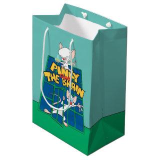 Animaniacs | Pinky and The Brain Cage Graphic Medium Gift Bag