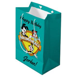 Animaniacs | Warner Brothers & Sister WB Shield Medium Gift Bag