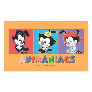 Animaniacs | Yakko, Dot, & Wakko Panel Graphic Rectangular Sticker