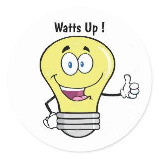 Animated light bulb Sticker