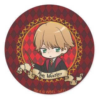 Anime Ron Weasley Classic Round Sticker