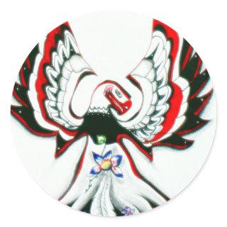 Anishinaabe Thunderbird Classic Round Sticker