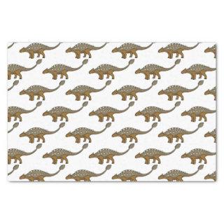 Ankylosaurus armoured dinosaur illustration tissue paper