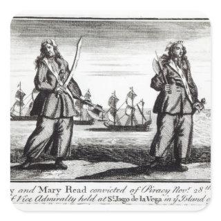 Ann Bonny and Mary Square Sticker
