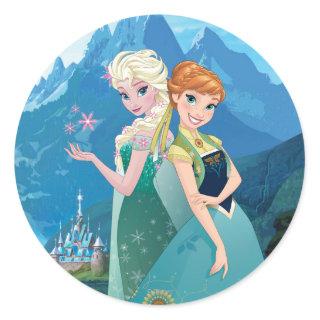 Anna and Elsa | My Sister Loves Me Classic Round Sticker