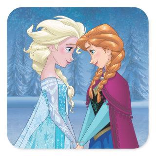 Anna and Elsa | Together Forever Square Sticker