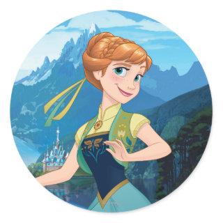 Anna | Heart Full of Sunshine Classic Round Sticker