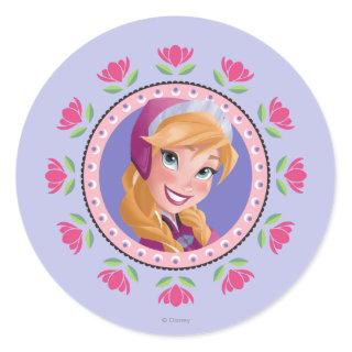 Anna | Princess Classic Round Sticker
