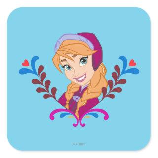 Anna | Strong Heart Square Sticker