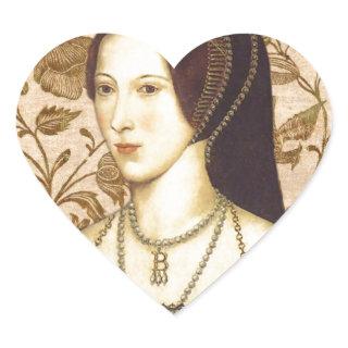 Anne Boleyn Heart Sticker