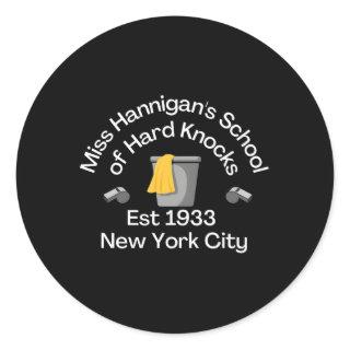 Annie Miss Hannigan'S School Classic Round Sticker
