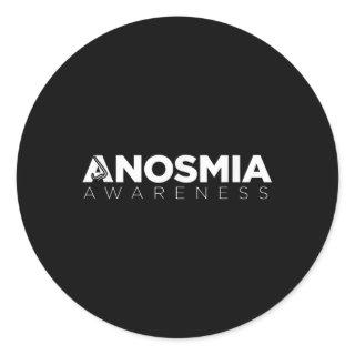 Anosmia Awareness  Classic Round Sticker