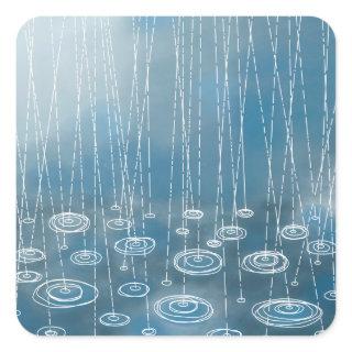 Another Rainy Day Square Sticker