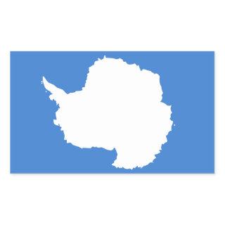 Antarctica/Antarctic Flag Rectangular Sticker